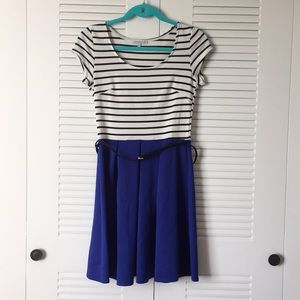 NWOT Charlotte russe belted skater dress